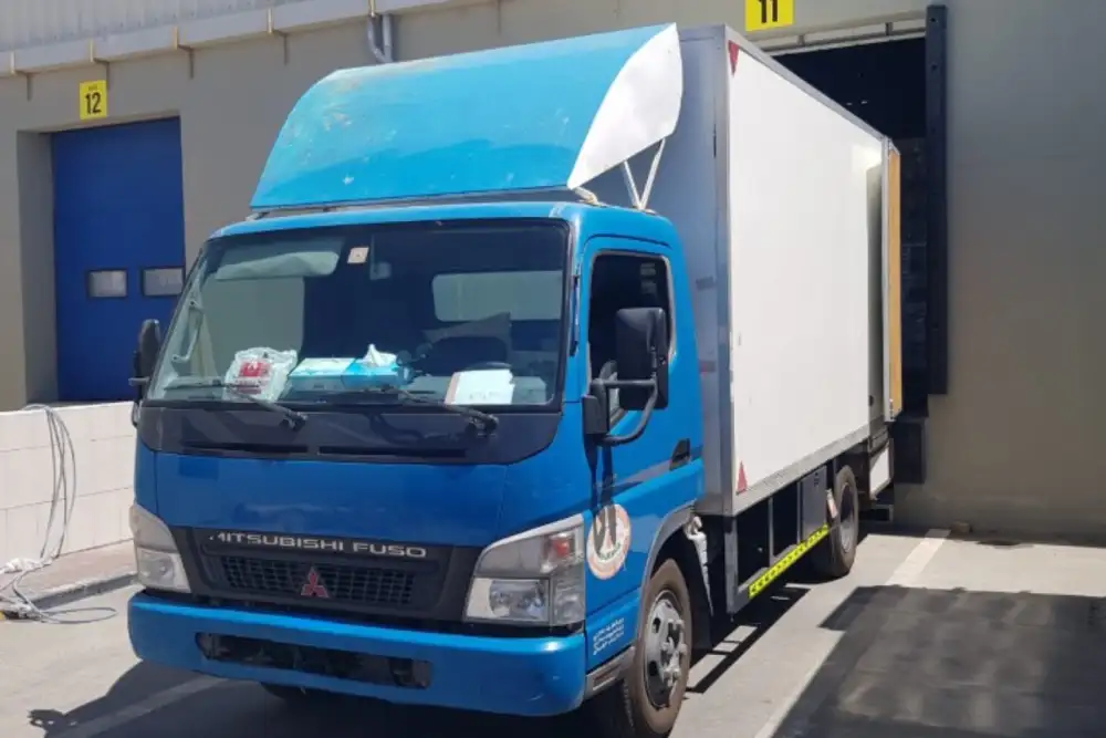 3-Ton Dry Box Pickup in UAE