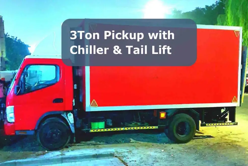 3-ton chiller pickup Truck in UAE